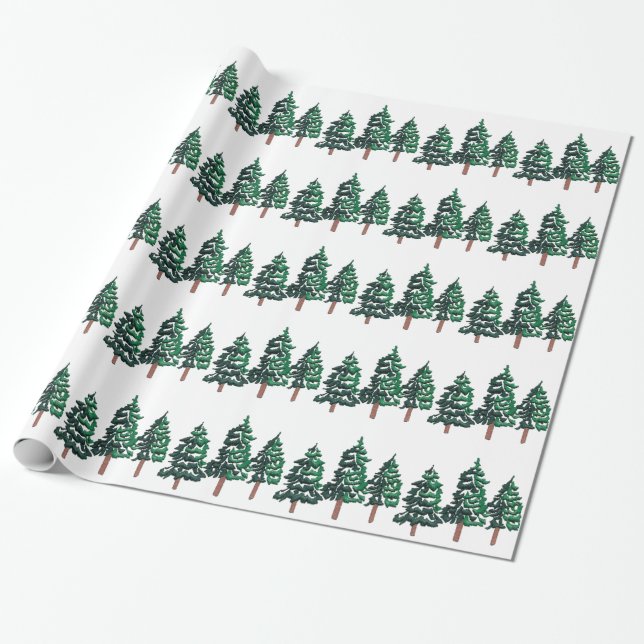 WITHIN THE FOREST WRAPPING PAPER (Unrolled)