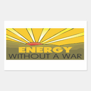 Without A War Solar Sticker
