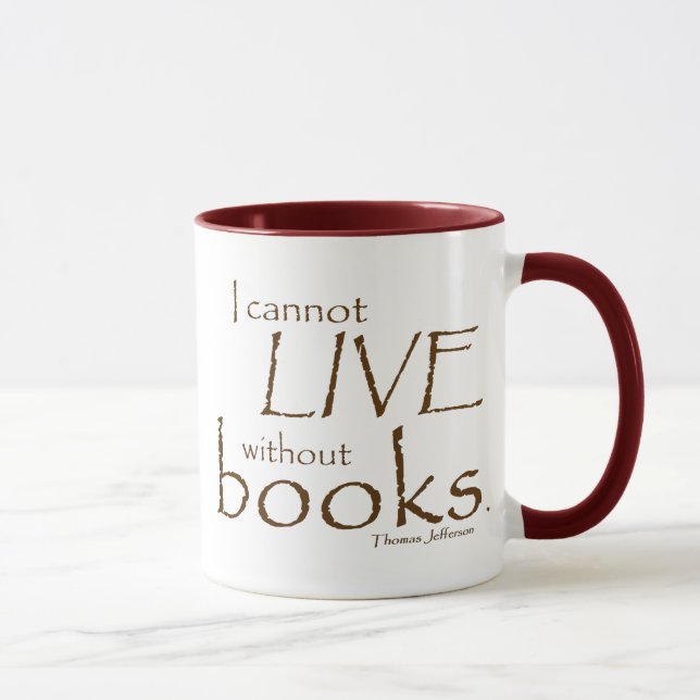 Without Books Mug (Right)