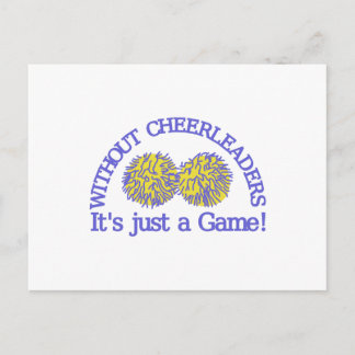 Without Cheerleaders Postcard