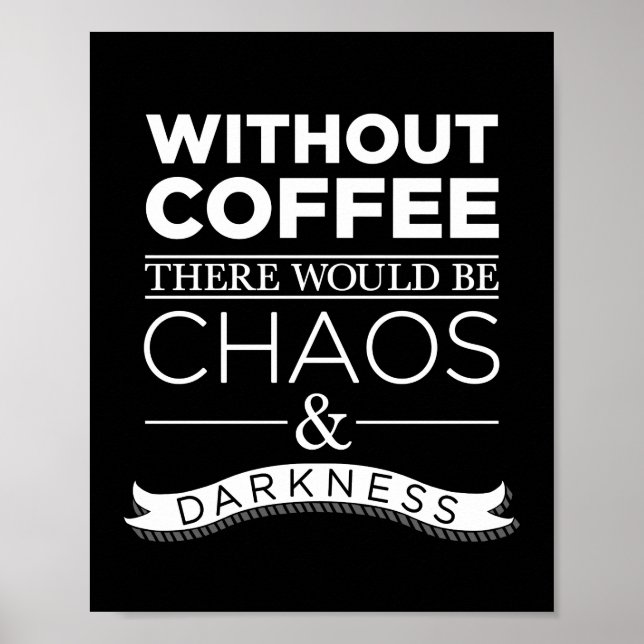 Without Coffee Poster (Front)