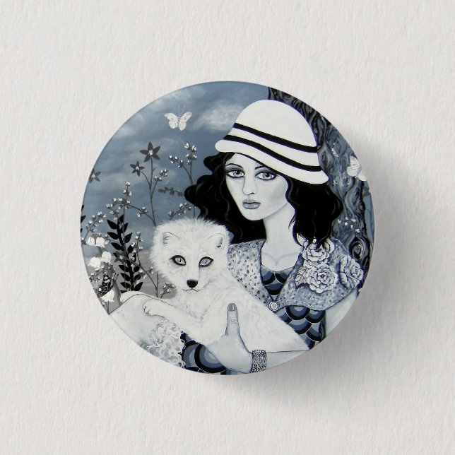 Without Colour 1 Inch Round Button (Front)