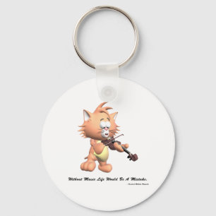 Without Music Keychain