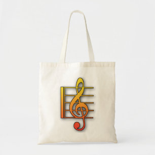 Without Music Life Would Be Flat Tote Bag