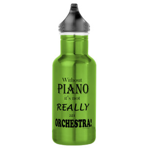Without Piano - Orchestra 532 Ml Water Bottle