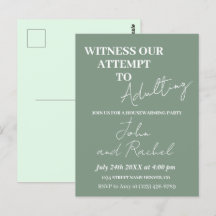 Witness our attempt to adulting housewarming party