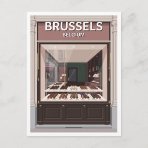 Wittamer Chocolatier Brussels Belgium Postcard