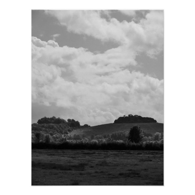 Wittenham Clumps Poster (Front)