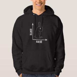 Wittgenstein Rabbit Optical Illusion Hoodie