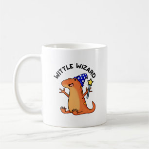 Wittle Wizard Funny Lizard Puns Coffee Mug