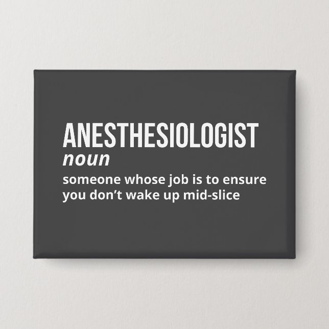 Witty Anesthesiologist Definition (Front)