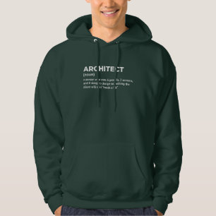 Witty Architect Definition Sweat - shirt à capuche
