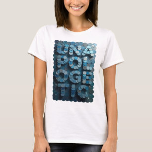 Witty Blue UNAPOGOGIC Print T-Shirt