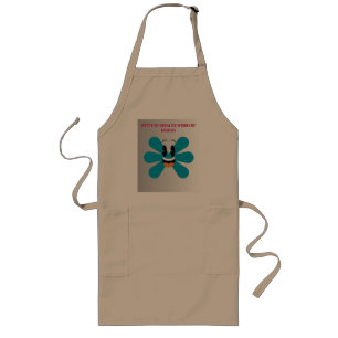 Witty by Default, Weird by Design – Quirky Smile  Long Apron