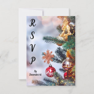 Witty Christmas RSVP Card