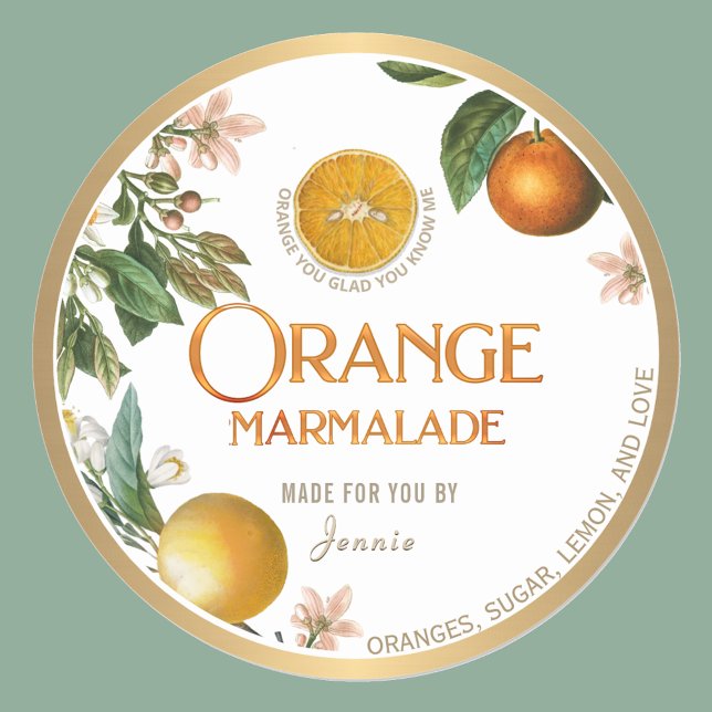 Witty Logo Design Élégant Étiquette de Marmalade o (Créateur téléchargé)