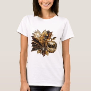 Witty Silver ABSTRACT ART Fashion Print T-Shirt