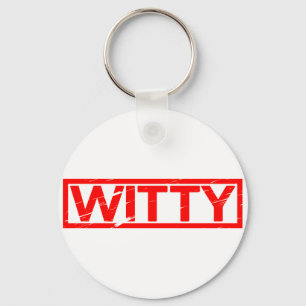 Witty Stamp Keychain