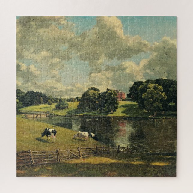Wivenhoe Park by John Constable  Jigsaw Puzzle (Vertical)