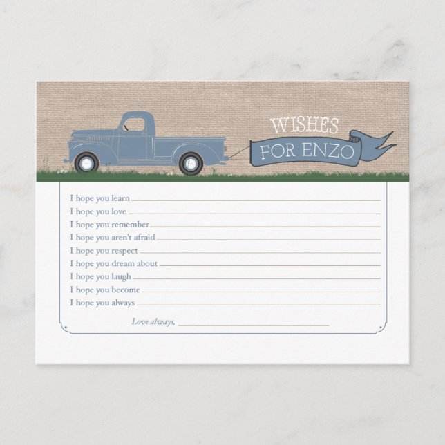 Wives for Baby Boy - Cartes de conseils pour camio (Devant)