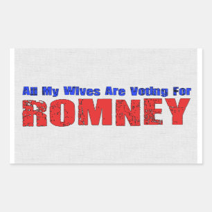 Wives For Romney Sticker