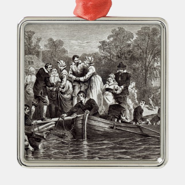 Wives for the Settlers at Jamestown Metal Ornament (Front)