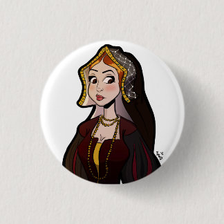 Wives of Henry VIII Badge - Catherine of Aragon 1 Inch Round Button