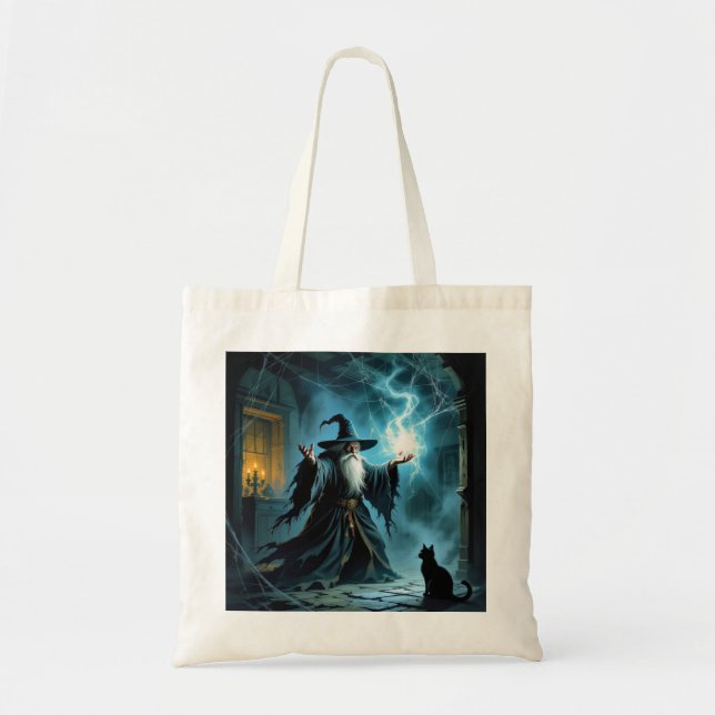 Wizand Cat  Tote Bag (Front)