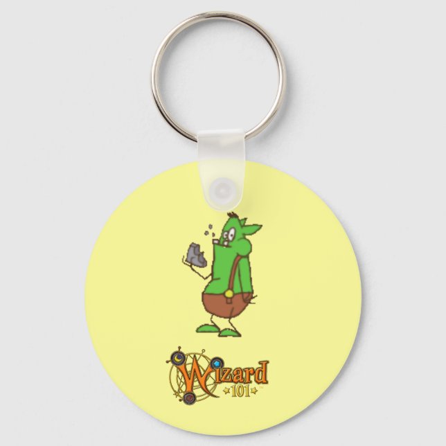 Wizard101 Gobbler Keychain (Front)