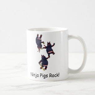 Wizard101 Ninja Pigs Rock Mug