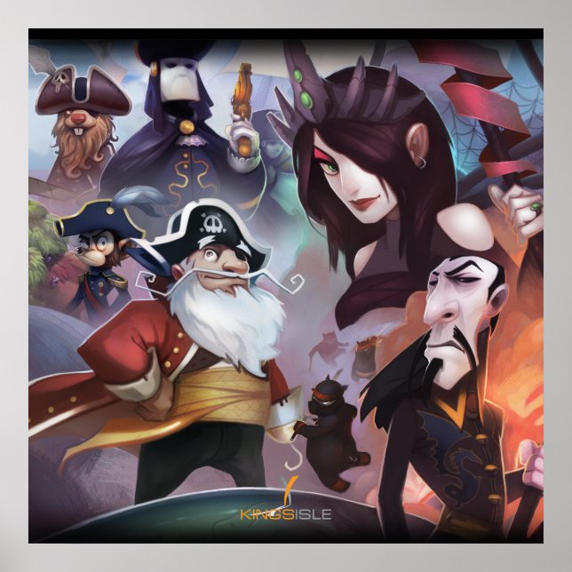 Wizard101 Poster combiné Pirate101 (Devant)