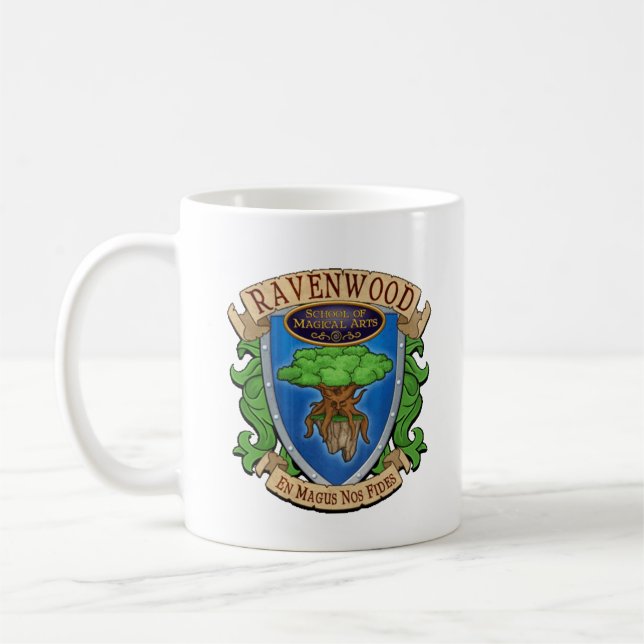 Wizard101 Ravenwood Coat of Arms Mug (Left)