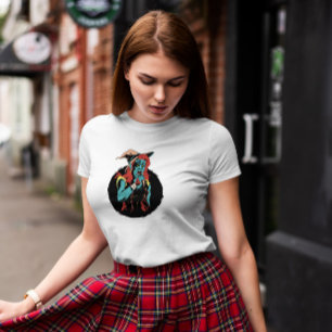 Wizard Anime Girl   T-Shirt