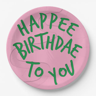 Wizard Birthdae/Birthday Cake Paper Plate