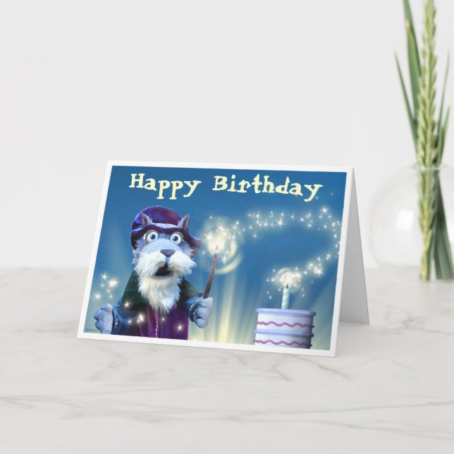 Wizard Birthday Card (Front)