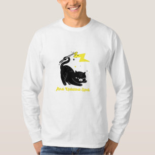 Wizard black cat - Abra Kadabra Spell T-Shirt