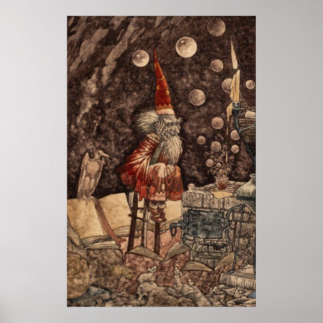 Wizard by Charles Folkard Poster (Front)