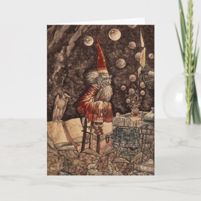 Wizard by Charles Folkard Thank You Card (Front)