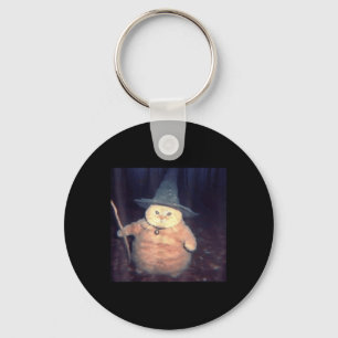 Wizard Cat Halloween Cat Meme _1 Keychain