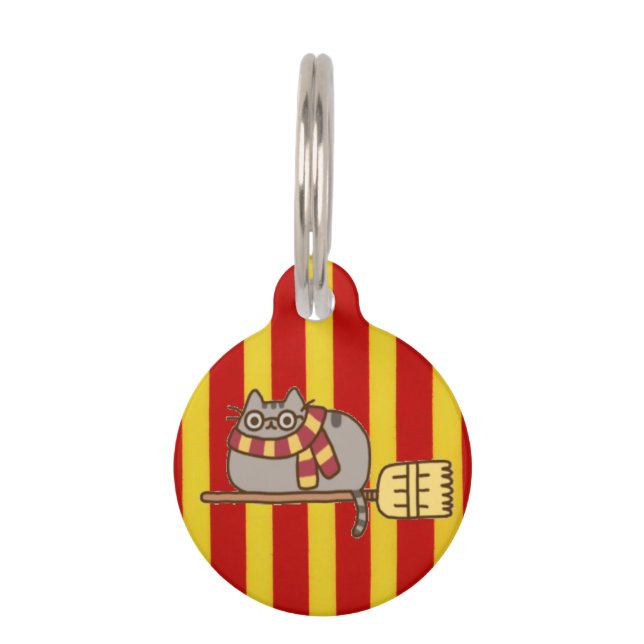 Wizard Cat Pet Tag (Front)