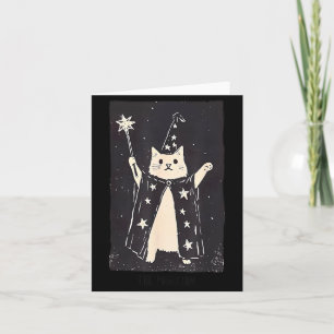 Wizard Cat Weird Funny Tarot Card The Magician