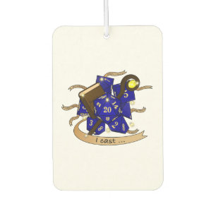 Wizard Dice Design Air Freshener
