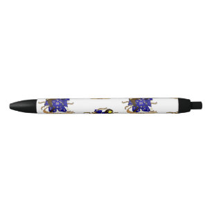 Wizard Dice Design Black Ink Pen
