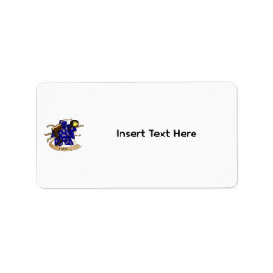 Wizard Dice Design Label