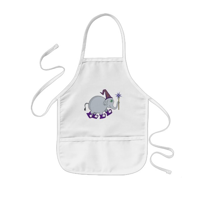 Wizard Elephant Kids Apron (Front)
