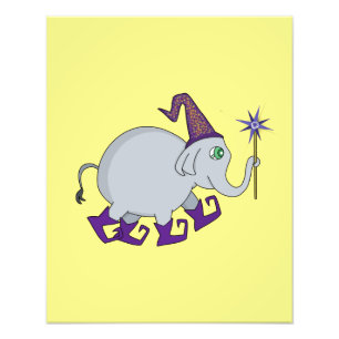 Wizard Elephant Photo Print