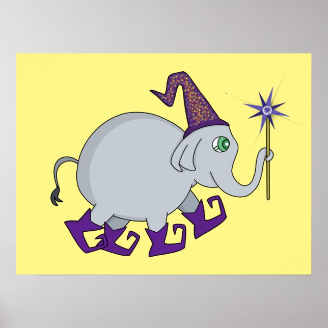 Wizard Elephant Poster (Front)