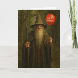 Wizard Happy Birthday Card