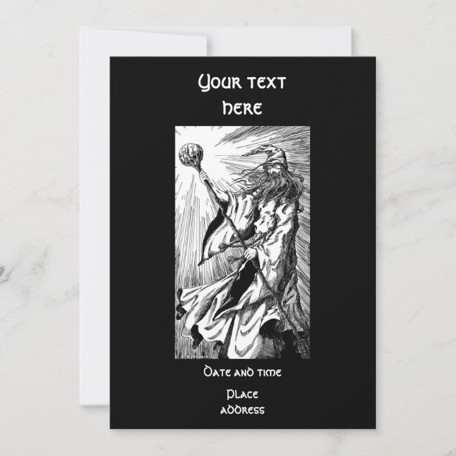 Wizard Invitation (Front)