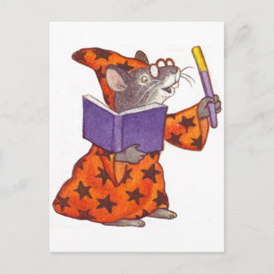 Wizard Mouse Postcard